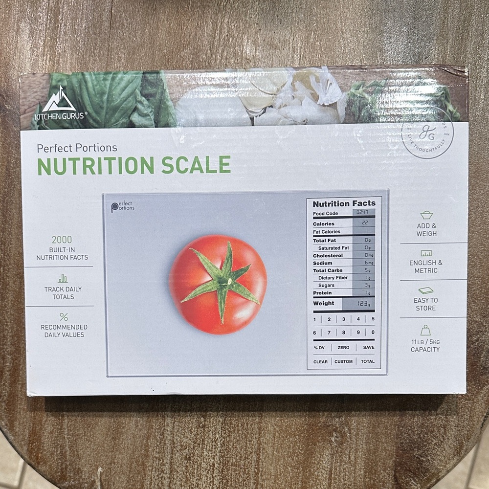 Perfect Portions Nutrition Scale with Tomato Design